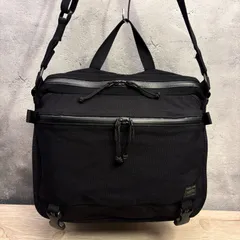 PORTER ポーター KLUNKERZ クランカーズ ショルダーバッグ 大容量 ブラック 多収納 ナイロン 軽量 ビジネス カジュアル 通勤 通学 美品 人気モデル L4-710