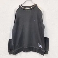 古着 used　00s　NIKE　ナイキ　AIR Flight　スウェット/トレーナー　スウッシュ　ヴィンテージ　ホワイト　グレー　Sサイズ