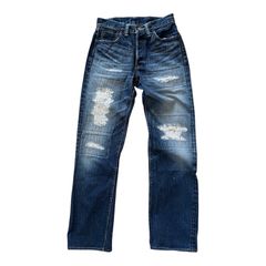  RJB THE FLAT HEAD ダメージデニム 日本製 リペア加工 ジーンズ メンズ【CC12】