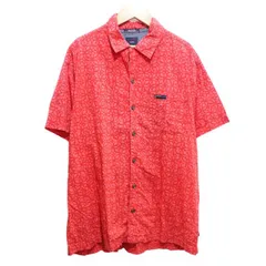 TOMMY HILFIGER 90s TOMMY JEANS S/S SHIRT  Size-M トミーヒルフィガー トミージーンズ シャツ レッド  大名店