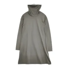 prit タートルネック チュニック丈 コットン 製品染め カットソー グレー レディース プリット【中古】6-0101M∞