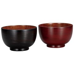高級漆器 縞模様 睦椀 理平造 汁椀 夫婦椀 山中塗 天然木 - メルカリ
