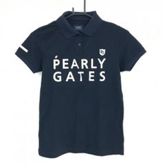 PEARLY GATES レディース ゴルフ ポロシャツ ネイビー size1 - メルカリ