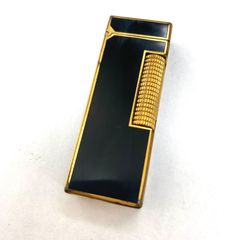 dunhill ライター ブラック×ゴールド ラメ入り - メルカリ