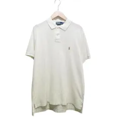 Polo By Ralph Laurent CUSTOM FIT S/S POLO Size-XL ポロ ラルフローレン ロゴ ポロシャツ ホワイト 大名店