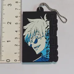 呪術廻戦 懐玉・玉折 五条悟 ラバー キャラクター マスコット キーホルダー キーリング チャーム