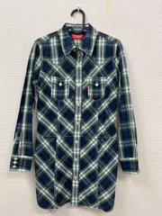 24. Levi'sリーバイス　Red Tab チェック長袖シャツ　Mサイズ　レディース