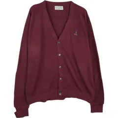 古着 IZOD アクリルニットカーディガン USA製 メンズXL相当 ヴィンテージ/eaa619423
