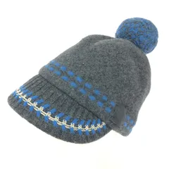 Vivienne Westwood ヴィヴィアンウエストウッド ボンボンニット帽 S-M 日本製     グレー レディース / 241011013276のサムネイル
