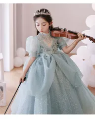 再入荷 発表会 ドレス フォーマル 女の子 フォーマル 子供 ドレス ロングドレス 秋冬 女の子 キッズ ピアノ ロングドレス ワンピース パーディー ドレス 上品 エレガント ジュニア ドレス
