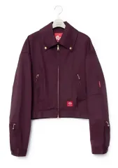 L フミトガンリュウ x ディッキーズ バーガンディ アイゼンハワー ジャケット