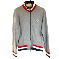 MONCLER モンクレール トラックジャケット グレー メンズ Mサイズ【CC11】のサムネイル