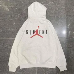 Supreme 24aw x Jordan Hooded Sweatshirt Ash Grey Size-L HF0836-051 シュプリーム ジョーダン フーデッドスウェットシャツ パーカー アッシュグレー 南堀江店