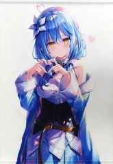 ホロライブ 雪花ラミィ B2タペストリー リン☆ユウ 美少女 グッズ 25