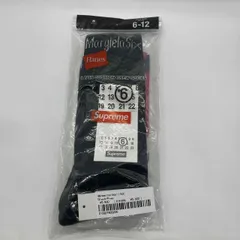 Supreme 24ss MM6 HANES CREW SOCKS (1Pack) (SIZE 6-12) シュプリーム マルタンマルジェラヘインズ クルーソックス 南堀江店
