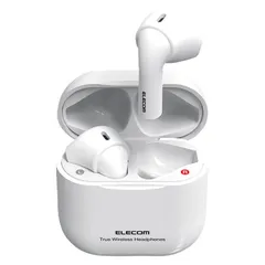 ELECOM ワイヤレスBluetoothヘッドホン ホワイト (LBT-TWS11BK/PN/WH)