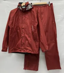 mont-bell モンベル　1128297 ハイドロブリーズ　レインウェア　アウトドア　上下セット　セットアップ　  レッド系　サイズS