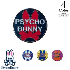 【セール】サイコバニー ゴルフ ボールマーカー〔BUNNY〕 【直径/2.8cm：ユニセックス】サイコバニー Psycho Bunny GOLF ゴルフ マーカー メンズ レディース【新作モデル】 pbmg2fm1のサムネイル