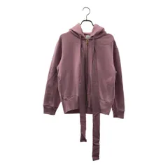 PATOU / パトゥ | バックロゴ ジップ スウェット フーディ | XS | ピンク | レディース