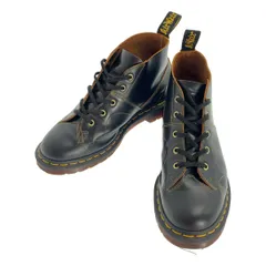 【美品】  Dr.Martens / ドクターマーチン | CHURCH モンキー ブーツ / 16054001 | UK8 | ブラック/イエロー | メンズ