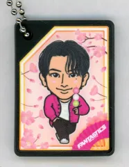 【中古】キーホルダー 木村慧人(FANTASTICS) スクエアラバーキーホルダー 2023 桜 ver. EXILE TRIBE STATION オンラインカプセル景品