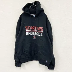 古着 used　00s　RUSSELL ATHLETIC　ラッセル　スウェットパーカー/フーディー　ヴィンテージ　黒　ブラック　Lサイズ