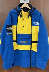 THE NORTH FACE×SUPREME ザノースフェイス シュプリーム STEEP TEAH JACKET ブルー×イエロー NF0A2RES ナイロンジャケット XLサイズ