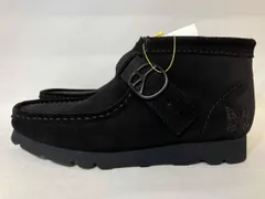 NEEDLES CLARKS ORIGINALS WALLABEE - PEACE BUCKLE ニードルズ クラークス ワラビーブーツ メンズシューズ 26.5 ブラック 