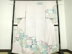 平和屋着物●名門　藤娘きぬたや・総絞り　訪問着　松竹梅　正絹　逸品　DABD1701ps 絞り染め | 藤娘きぬたや | 名古屋市
