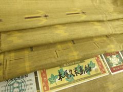 平和屋着物▽道行コート スリーシーズン 春夏秋 塵除け 縞 三越扱い