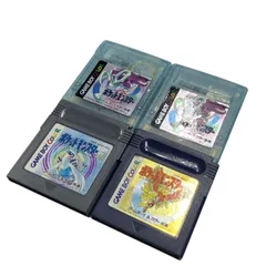Nintendo ゲームボーイカラー ポケットモンスター 金/銀/クリスタルバージョン ソフト 4点セット ジャンク K10994836