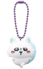 【中古】食玩 キーホルダー 4.モモンガ 「ちいかわ マスコットつきビスケット」