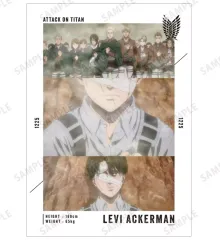 【中古】ポスター 場面写A3マット加工ポスター vol.3 リヴァイ 「進撃の巨人」