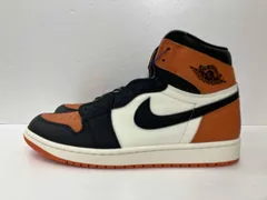 美品 NIKE ナイキ AIR JORDAN 1 RETRO HIGH OG エアジョーダン1レトロハイOG DZ5485-008 スニーカー 替え紐 28 オレンジ ブラック 通年