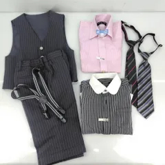 05w19643 【子供服】スーツ120サイズ  ベスト パンツ ワイシャツ 110サイズ   男の子 発表会 入園式 卒園式 フォーマル 衣装  スーツ  【中古品】