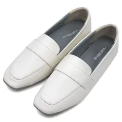 REFRESH WALK リフレッシュウォーク ローファー アイボリー コンフォート 幅広設計 超屈曲 軽量 ローヒール フラットシューズ かかと踏める バブーシュ レディース