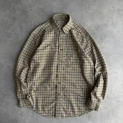 L.L.Bean/エルエルビーン/長袖シャツ/フランネル生地/レギュラーカラー/ギンガムチェック/小格子柄/片側ポケット/マルチカラー/jmaple