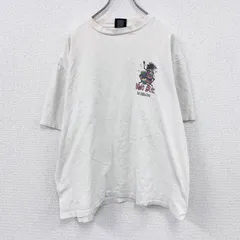 古着 used　～90s　iRie BLue　半袖プリントTシャツ　レゲエ　シングルステッチ　白　ホワイト　XLサイズ