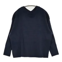 BIWACOTTON 3439745 Vネック サイズT 長袖Ｔシャツ カットソー ロンＴ ネイビー レディース ビワコットン【中古】5-1109M∞