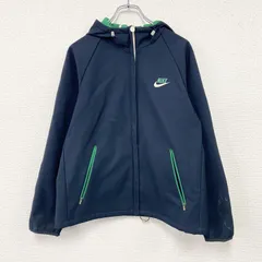 古着 used　NIKE　ナイキ　フルジップパーカー　ウィンドブレーカー　紺　ネイビー　Lサイズ