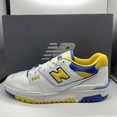 NEW BALANCE BB550NCG WHITE/YELLOW 28.5cm ニューバランス ホワイト/イエロー スニーカー 南堀江店