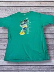 ミッキーマウス　Hanes　ヘインズ90年代　Tシャツ　アメリカ製　USA