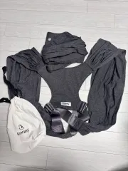 陳腐な フレックス ベビーキャリア グレー 新品