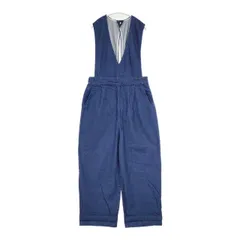 SM2 Samansa Mos2 未使用 デニム/ツイルタックサロペット TYT-2400071 オーバーオール サロペット ネイビー レディース サマンサモスモス【中古】6-0126M∞
