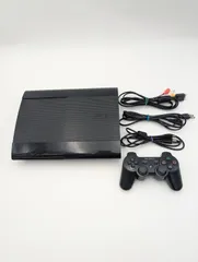 【動作確認済み】PS3 CECH-4300C 500GB チャコールブラック 本体 コントローラー付 すぐ遊べるセット
