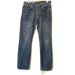 (^w^)b Lee RIDERS リー 49002 コットン100% デニム パンツ ジーンズ ジーパン ウォッシュ加工 ヒゲ加工 牛革 ストレート アメカジ カジュアル ストリート ブラック メンズ W30