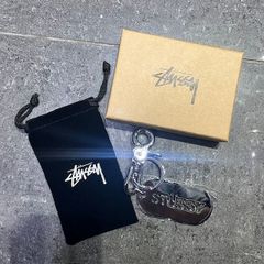 Old Stussy ブラック 三つ折り財布 チェーン付き 90's Old Stussy 3つ折り財布 ウォレットチェーン - メルカリ