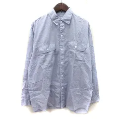 シップス エニィ SHIPS any シャツ 長袖 S 紫 パープル /YI