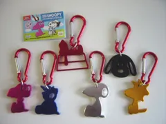 ♯iqj23JTスヌーピーSNOPPYカラナビ付きシルエットコレ全6種