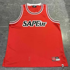 SAPEur BASKET TANK TOP SIZE-XXL サプール バスケットタンクトップ 南